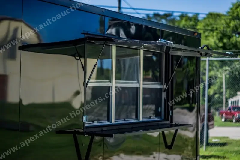 2025 Fully Equipped Food Trailer 7x16 Black-Out photo 7