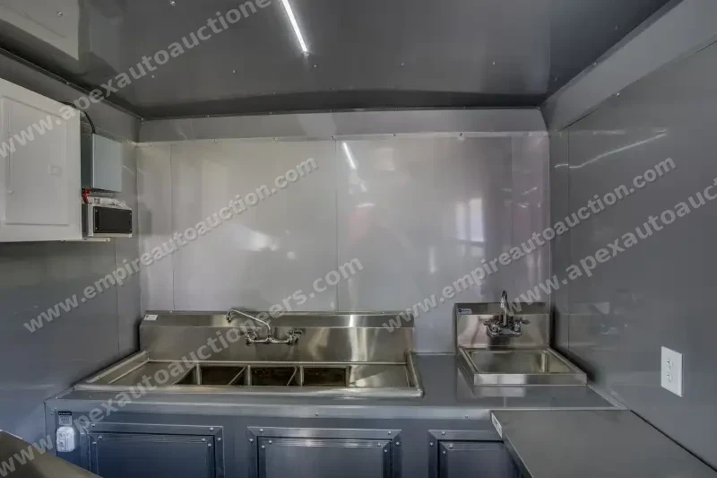 2025 Fully Equipped Food Trailer 7x16 Black-Out photo 23