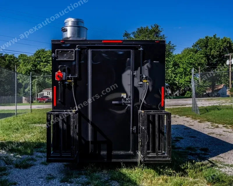 2025 Fully Equipped Food Trailer 7x16 Black-Out photo 5