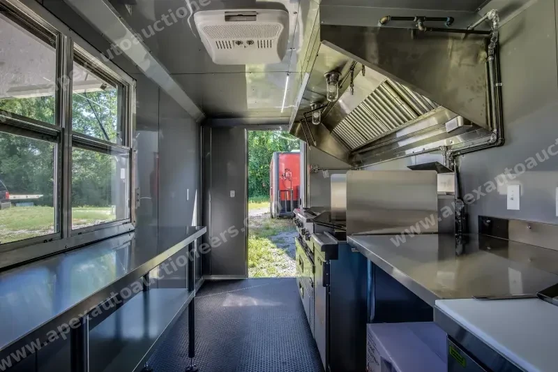 2025 Fully Equipped Food Trailer 7x16 Black-Out photo 18