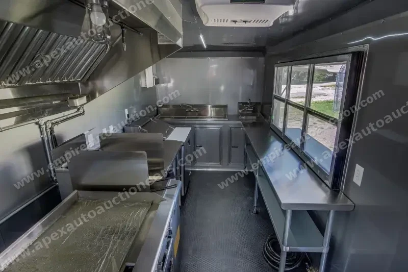 2025 Fully Equipped Food Trailer 7x16 Black-Out photo 24