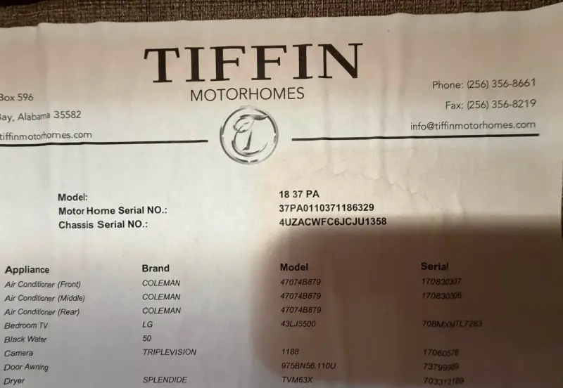 2018 Tiffin Allegro Red 37PA photo 28
