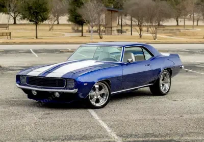 1969 Chevrolet Camaro LS9 Restomod Blue Devil 2D Coupe